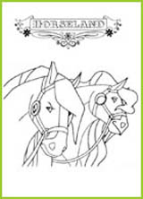 coloriage horseland