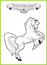 coloriage horseland