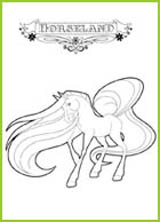 coloriage horseland