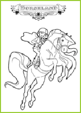 coloriage horseland