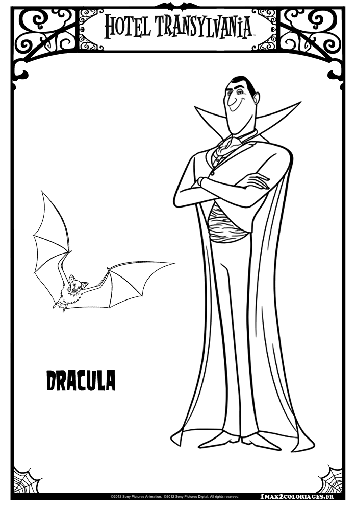 coloriage Dracula