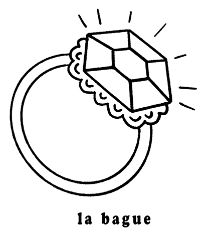 coloriage la bague mon premier imagier