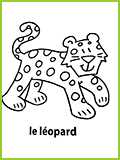 mon premier imagier le léopard