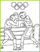 Coloriages Jeux Olympiques Boxe