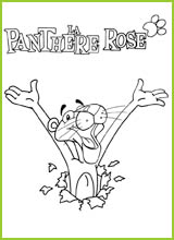 coloriages la panthere rose 