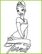 coloriages Tiana