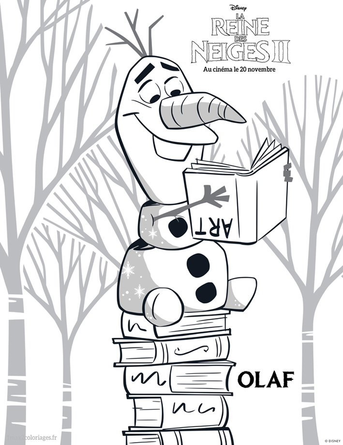 Coloriage Olaf