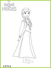 coloriages la reine des neiges