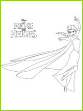 coloriages la reine des neiges