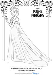 coloriages la reine des neiges disney