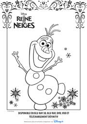 coloriages la reine des neiges disney