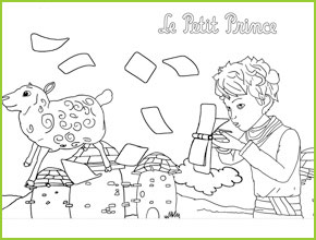 coloriage du petit prince