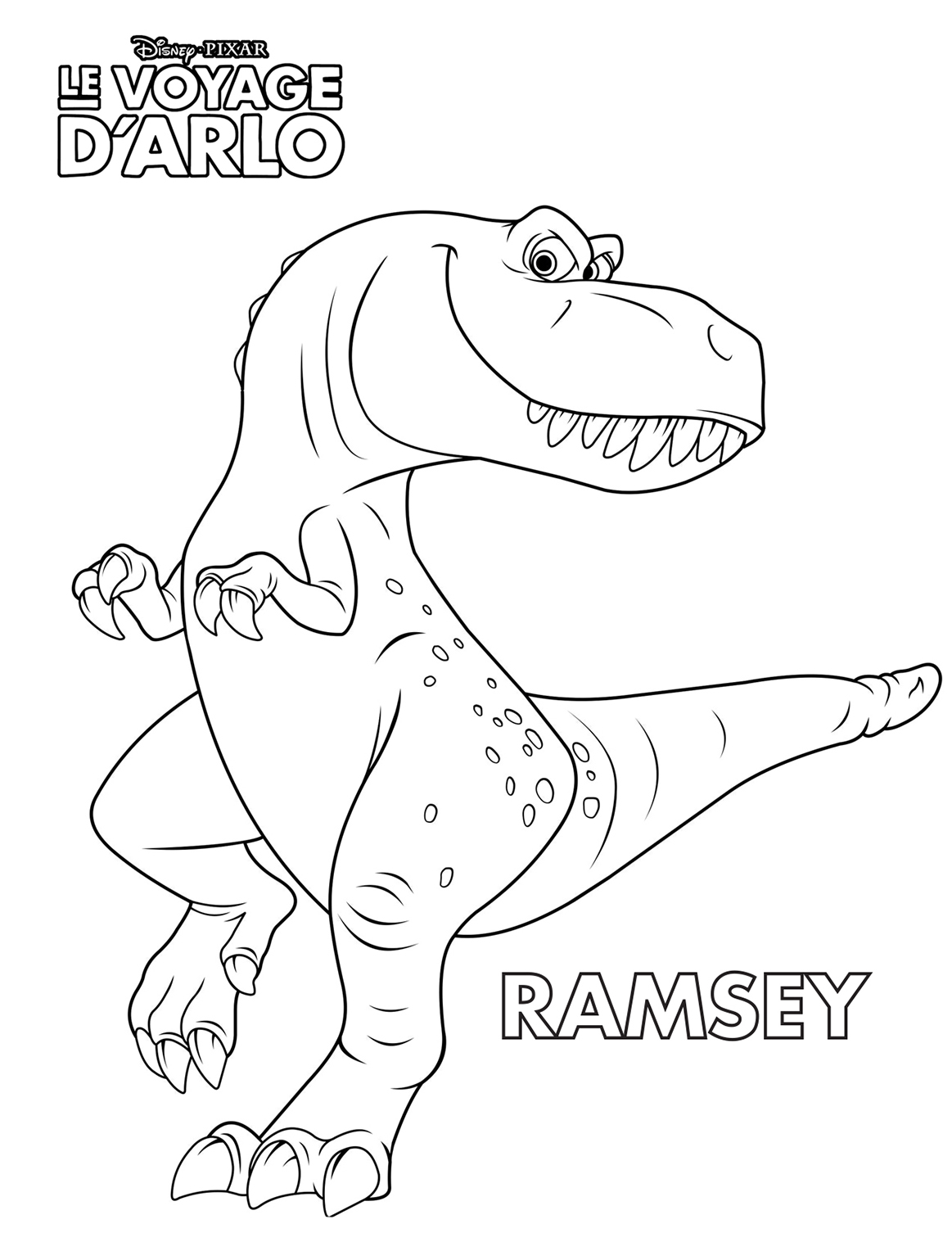 Ramsey est un Tyrannosaure femelleo