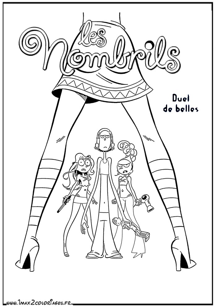 coloriage les nombrils