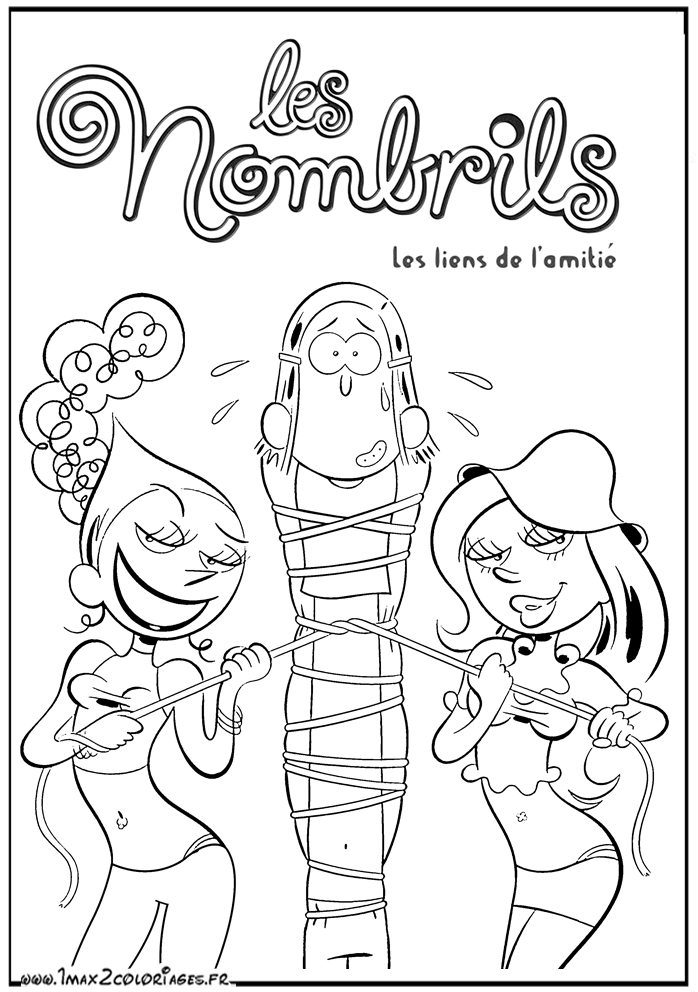 coloriage les nombrils