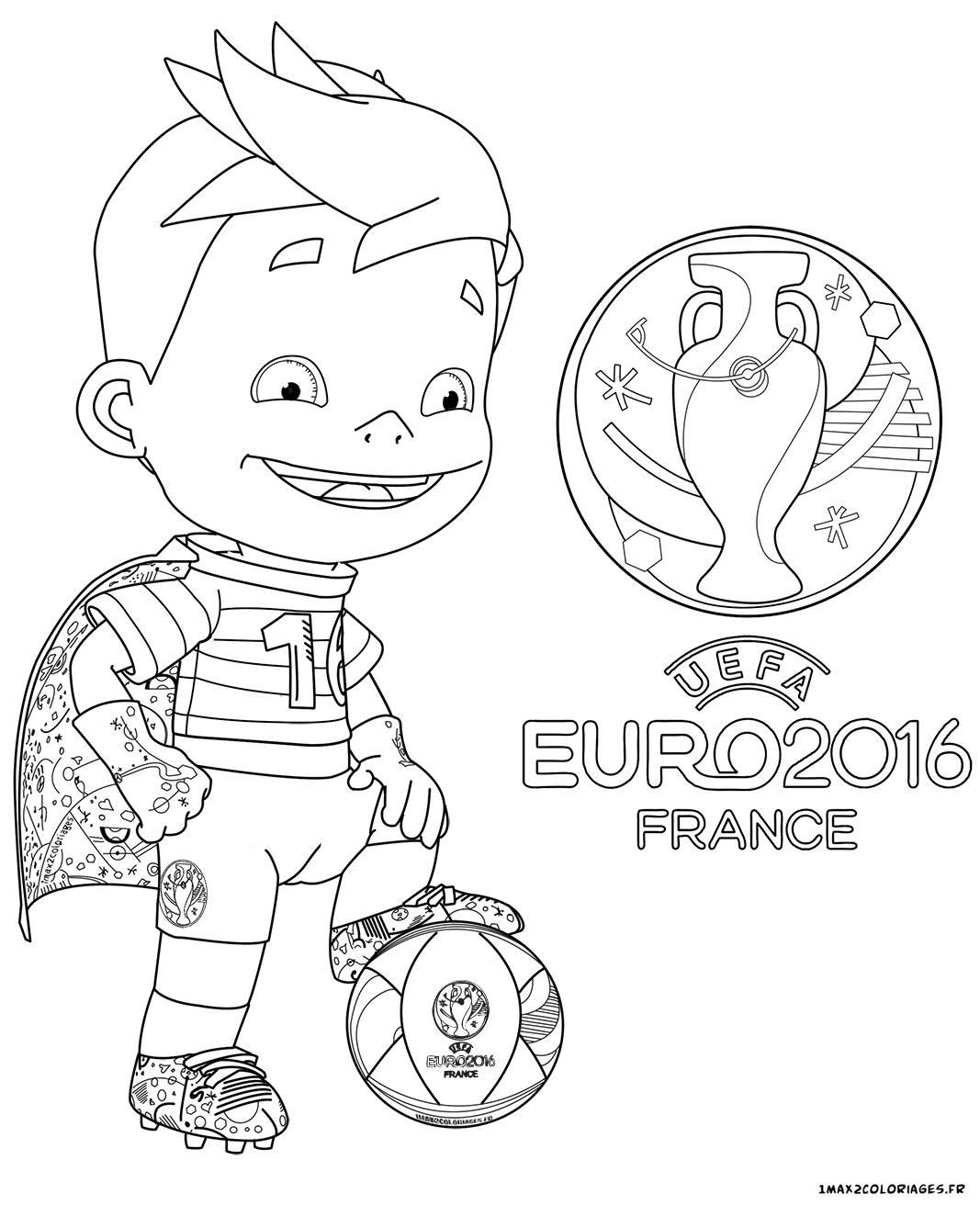 Victor la mascotte officielle de l'euro 2016