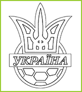 coloriage logo de l'equipe d' ukraine