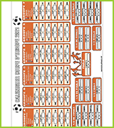 coloriage euro 2021le calendrier