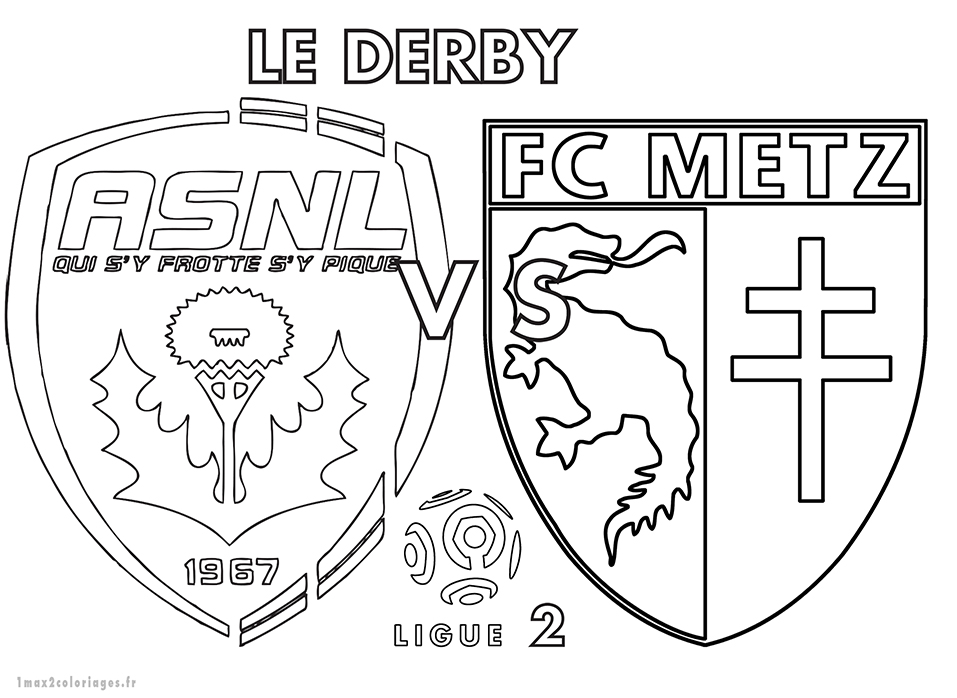coloriage logo Nancy Metz le 05 fevrier 2016