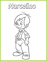 coloriage marcelino 