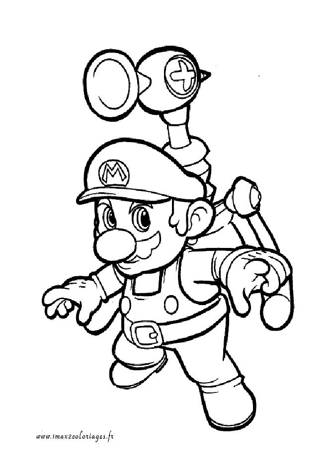 mario et luyigi coloriage