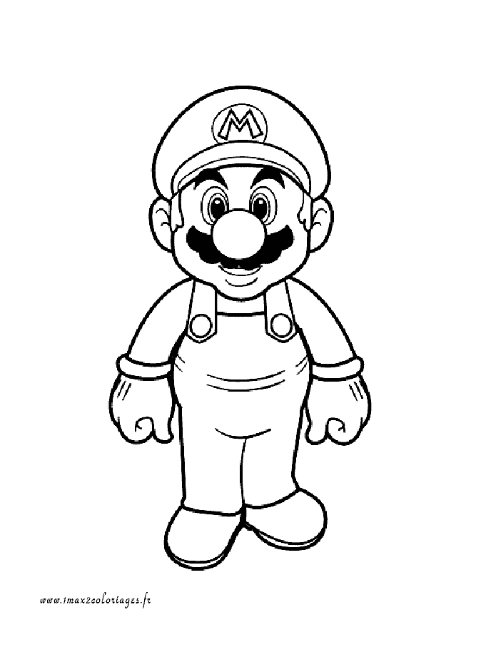 mario et luyigi coloriage