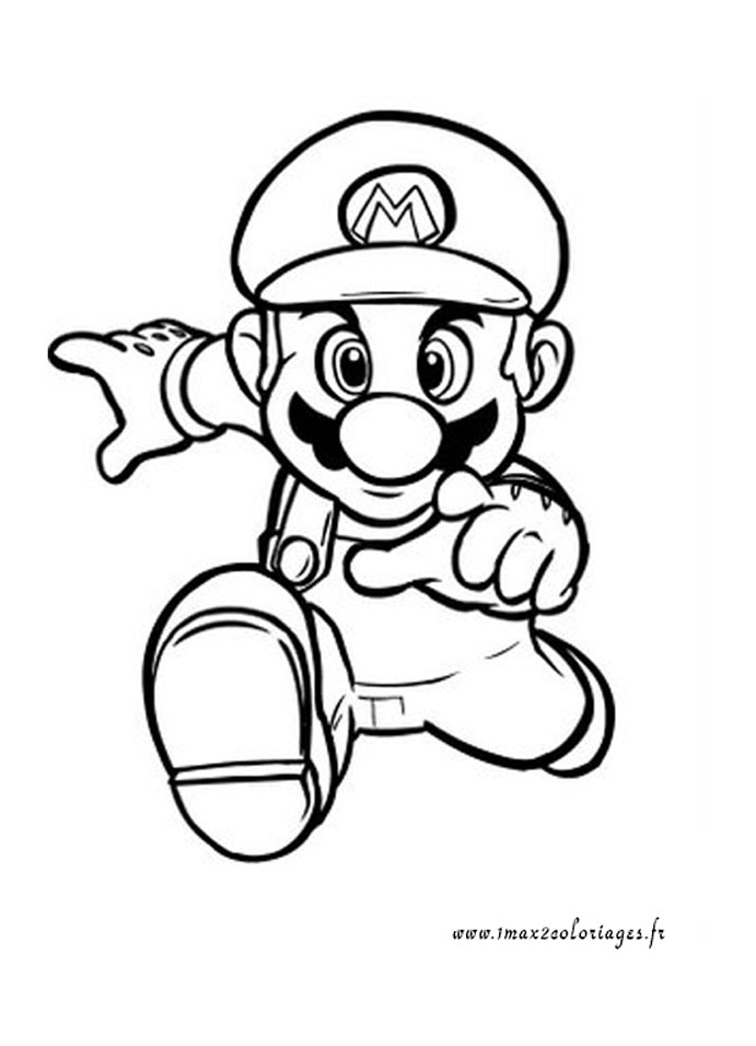 mario et luyigi coloriage