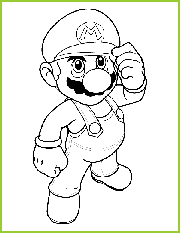 mario kart coloriage