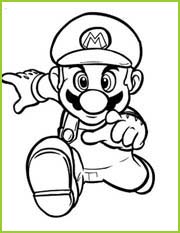 mario kart coloriage