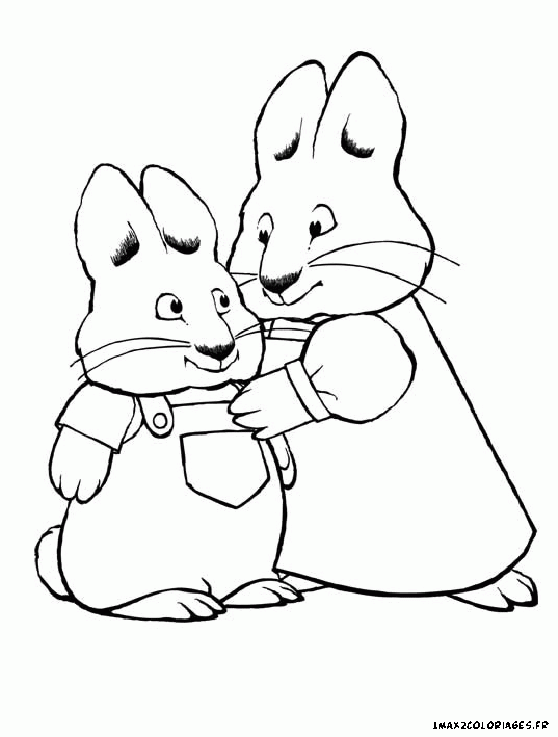 Coloriages max et ruby 01