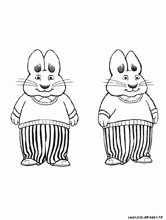 Coloriages max et ruby 10