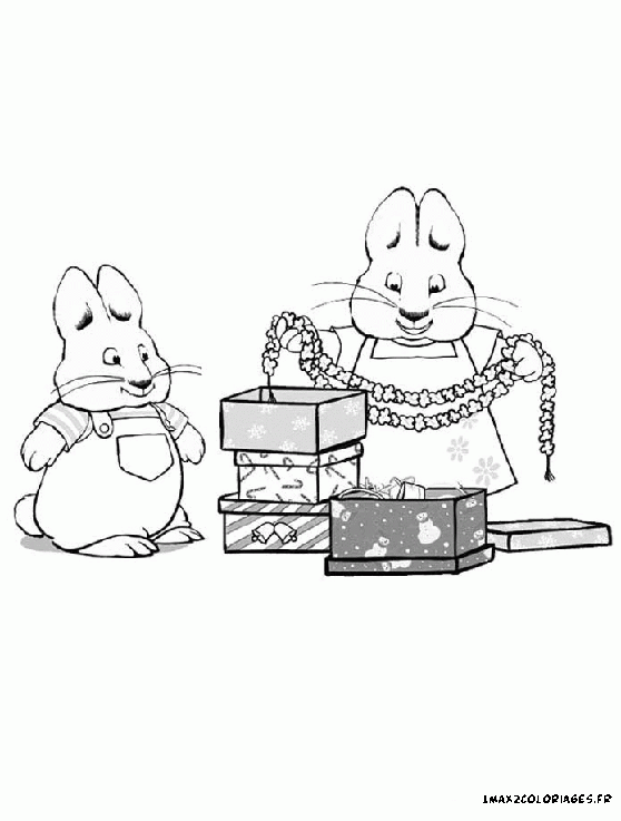 Coloriages max et ruby 14