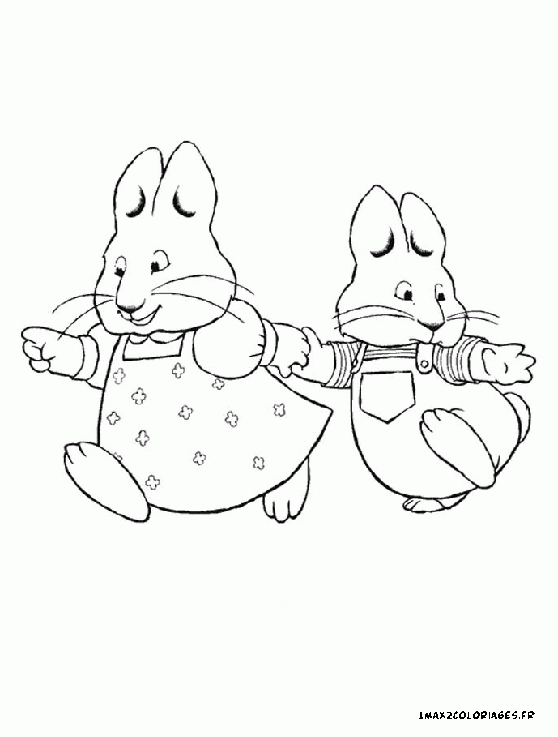 Coloriages max et ruby 15