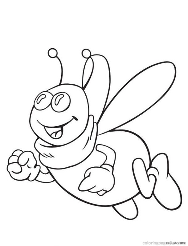 Coloriage Maya l'abeille