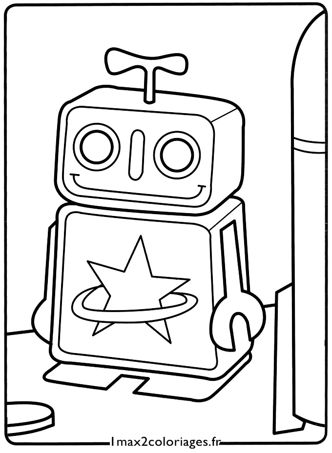 coloriage Le petit robot