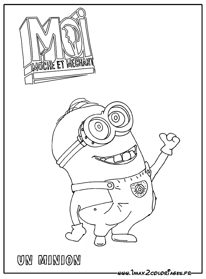 coloriage un petit minion