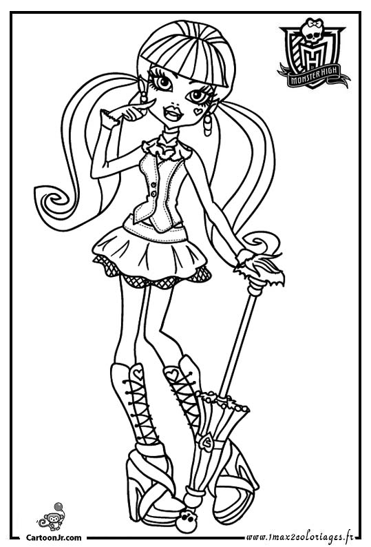 1max2coloriages fr coloriages monster high monster high coloriage