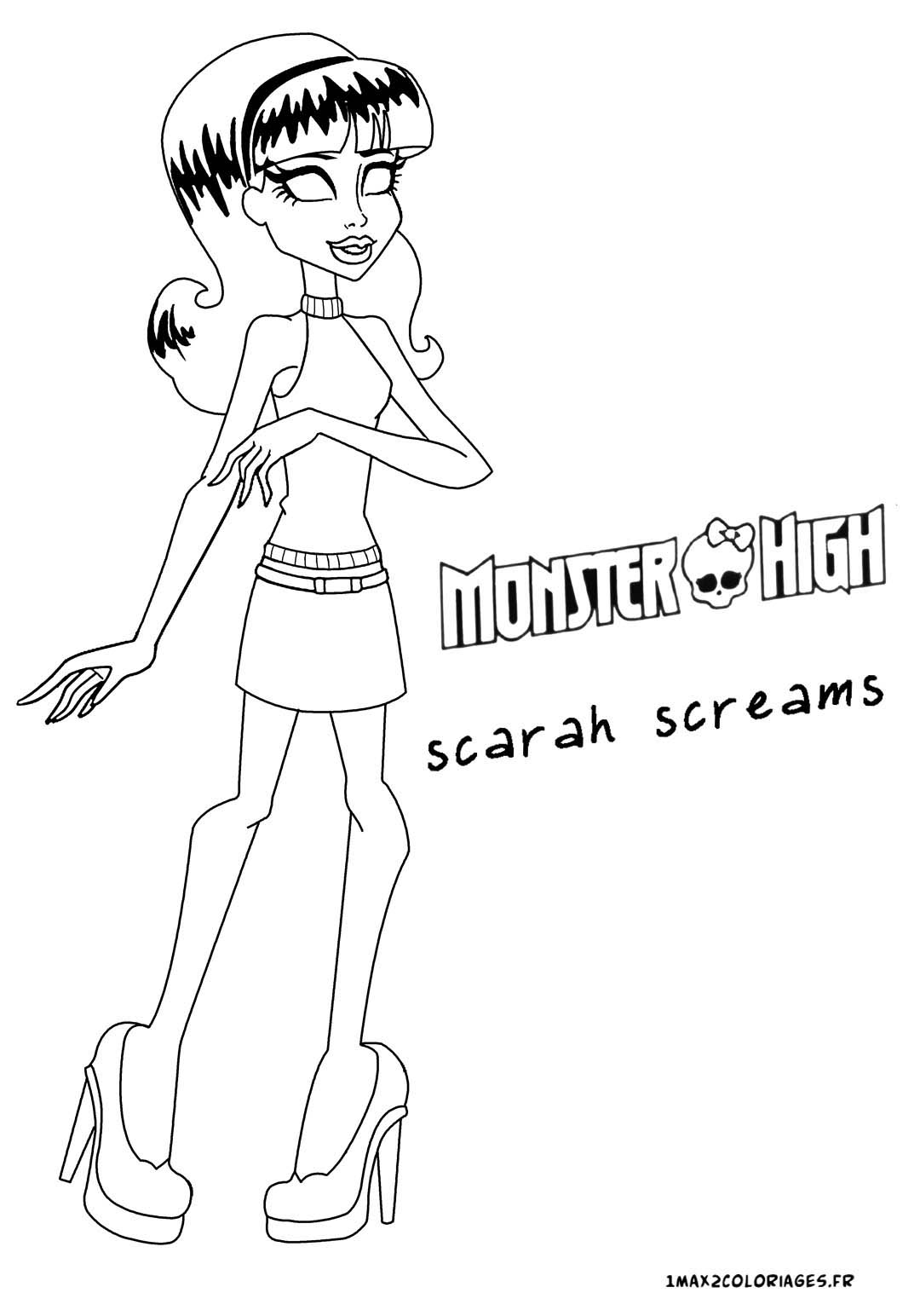 coloriage monster high