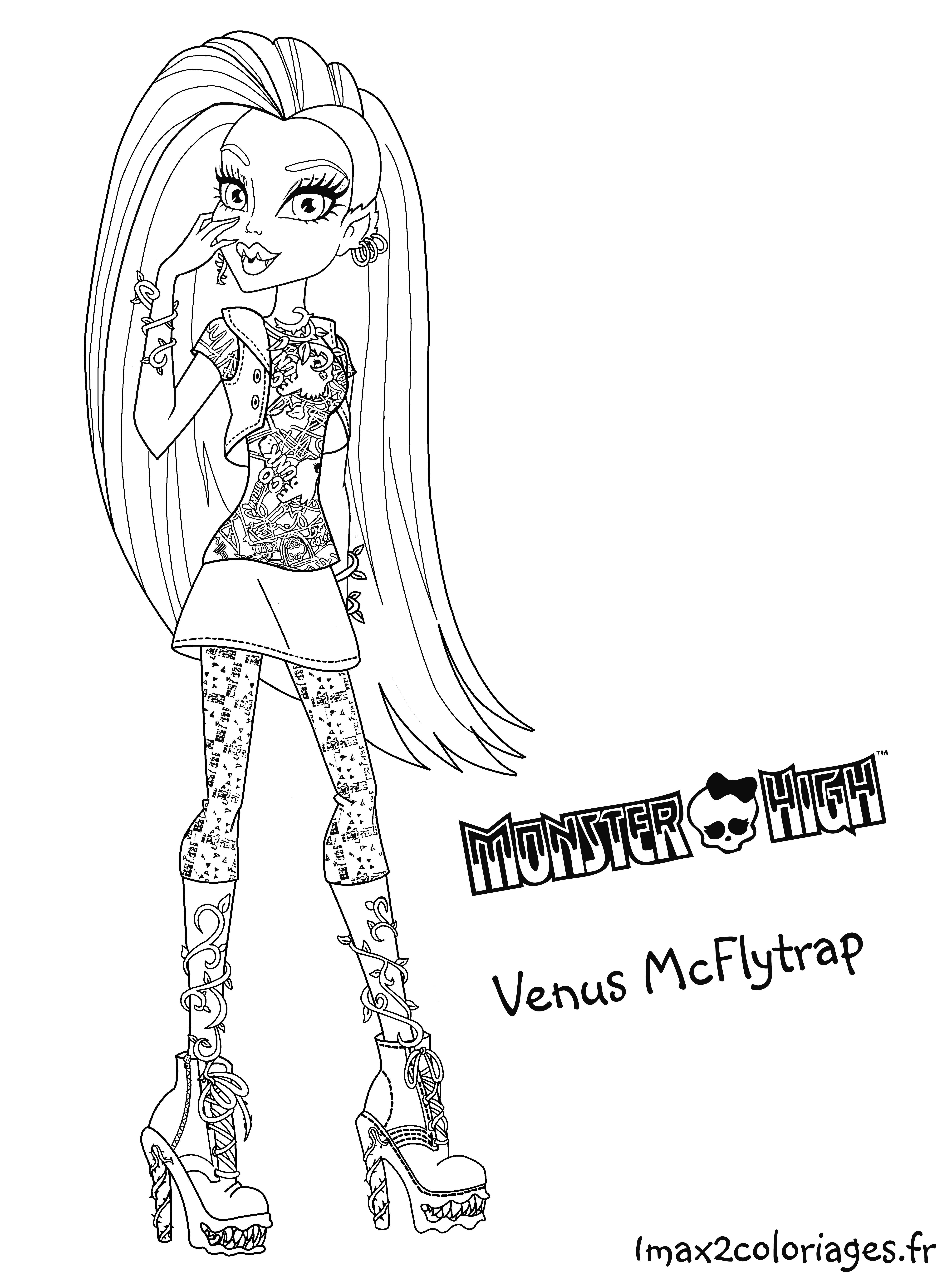 Dessin Coloriage Monster High