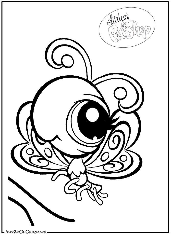 coloriage littlest petshop dessin numero 3