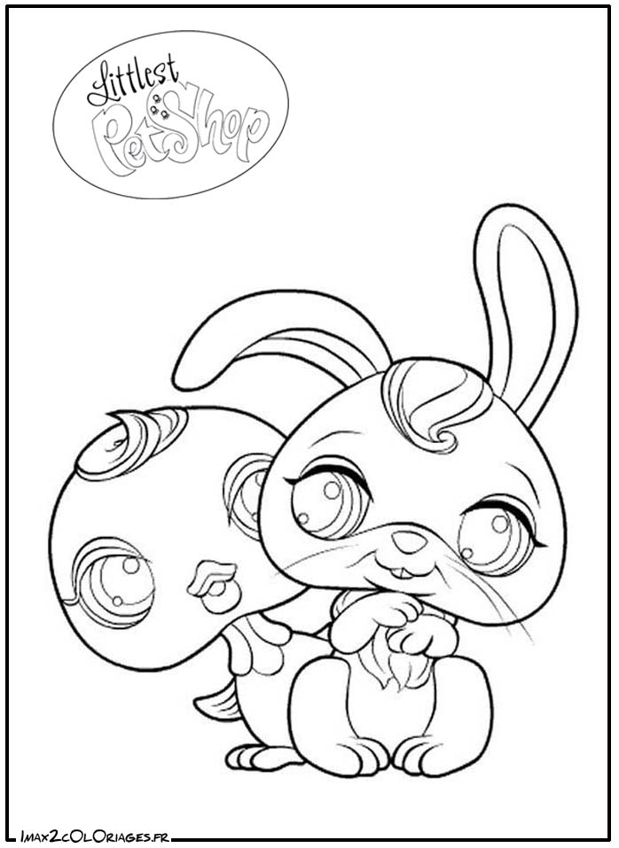 coloriage littlest petshop dessin numero 6