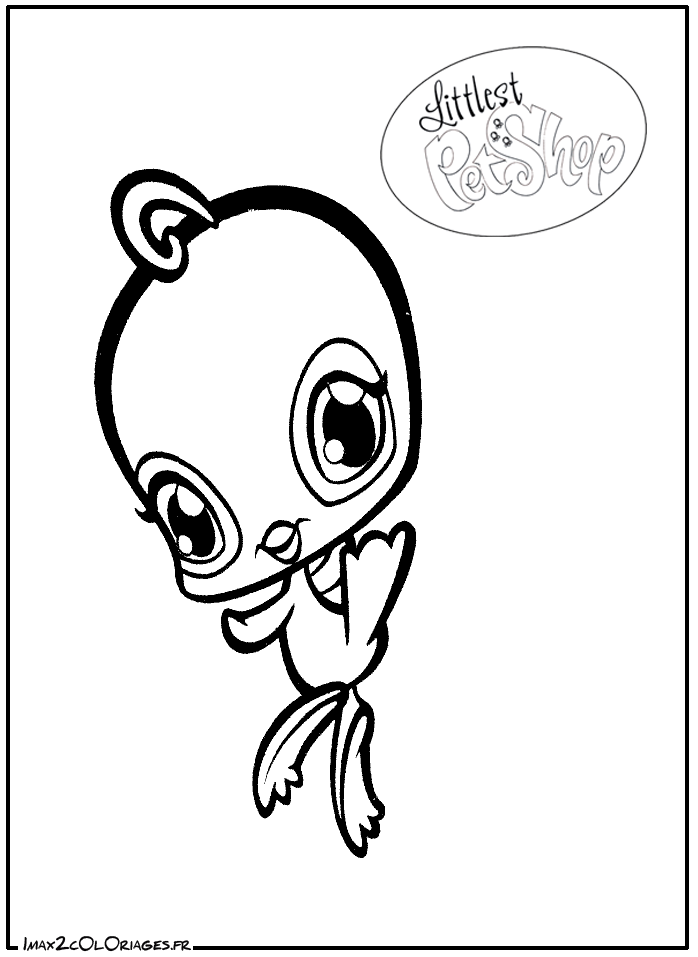 coloriage littlest petshop dessin numero 11