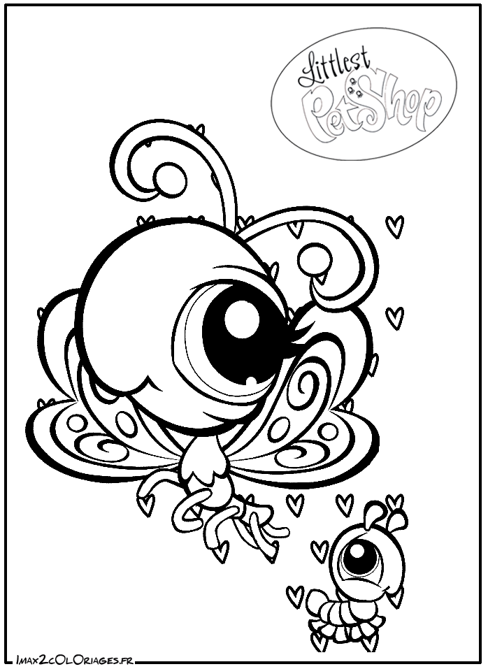 coloriage littlest petshop dessin numero 8