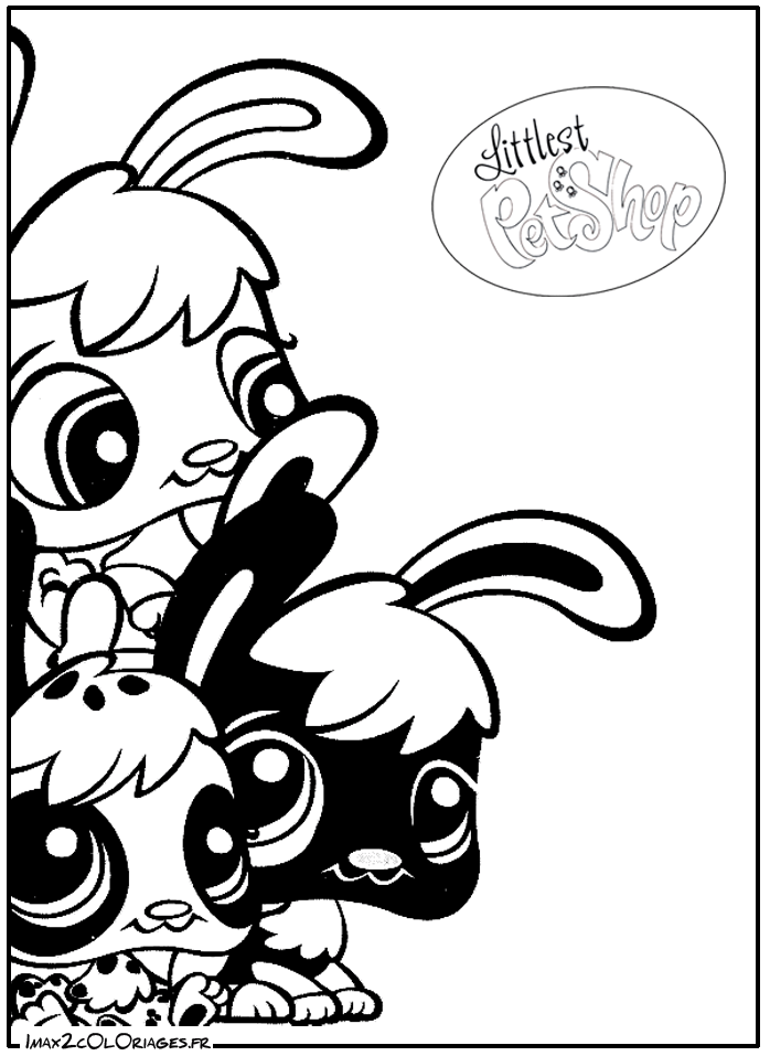 coloriage littlest petshop dessin numero 7