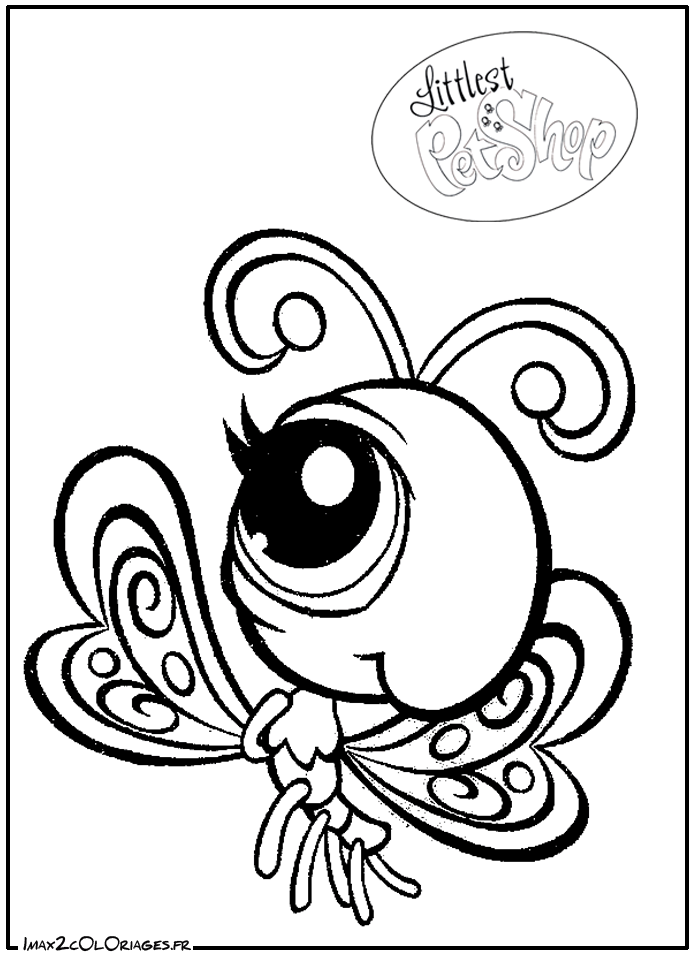 coloriage littlest petshop dessin numero 14