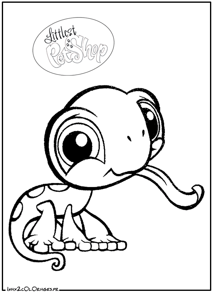 coloriage littlest petshop dessin numero 12