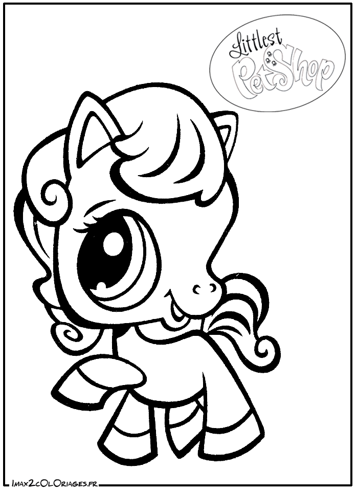 coloriage littlest petshop dessin numero 15