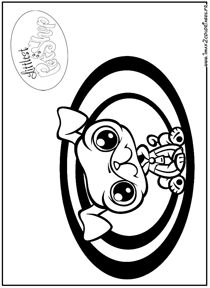 coloriage littlest petshop dessin numero 4