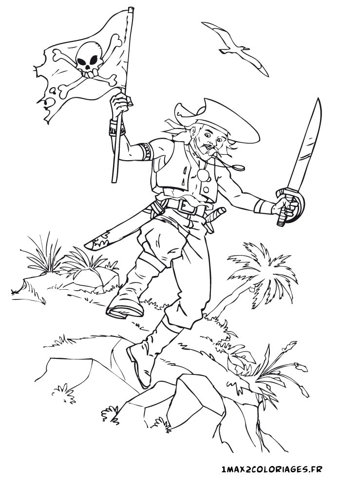 coloriage de pirates