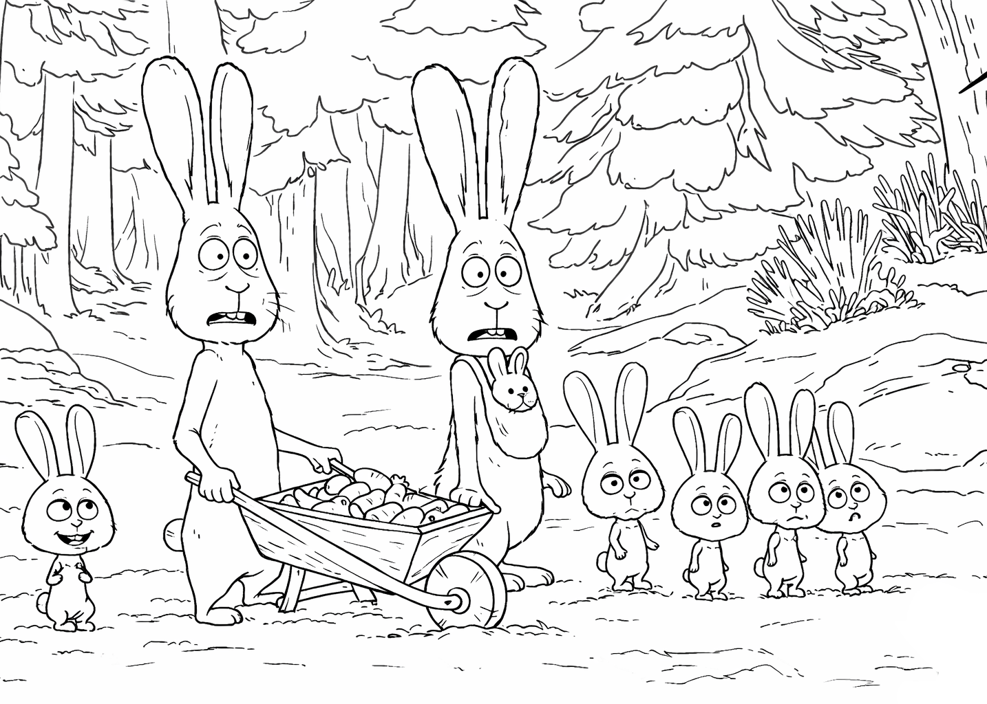 les lapins paralysés de peur